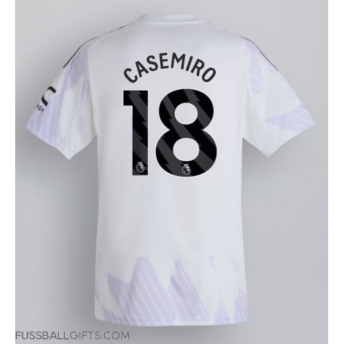Manchester United Casemiro #18 Fußballbekleidung Auswärtstrikot 2025-26 Kurzarm